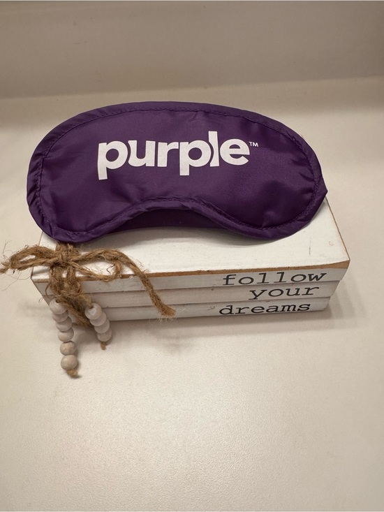 Accessories - Purple Sleep Mask with White Logo